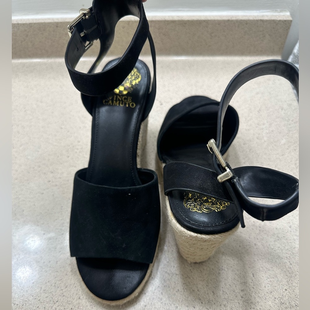 Black Vince Camuto Wedge